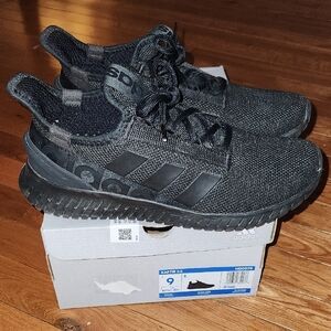 Adidas Core Black Athletic Sneakers